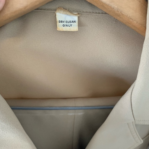 VTG 60s RETRO 2 pc SAFARI SUIT 4 pocket TAN KHAKI - Picture 4 of 8